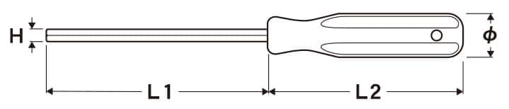 006 Hexagon Screwdriver Diagram