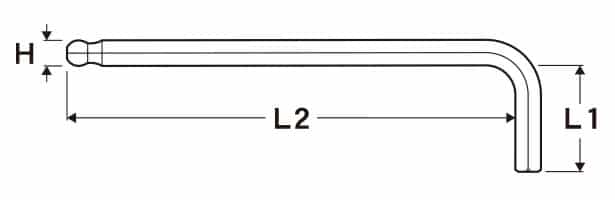 Ball Point Hexagon Wrench Diagram