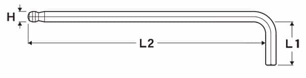 TL Hexagon Wrench Diagram