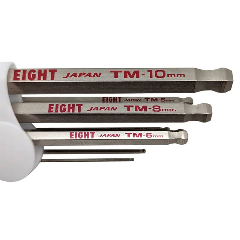 Eight Tool TLCS9N 9 Piece Hexagon Wrench Set Unique Prints